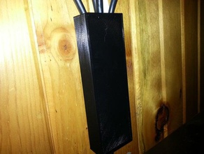 alambre de la cubierta tv decoración del cable por 3d print model - Mito3D