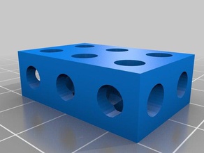 calibration block - 123 3d printing tests calibrate cube 3d print model - Mito3D