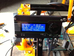 vertex viki lcd mount mendelmax 3d printer parts 3d print model - Mito3D