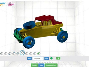 rc car - buggy r c vehicles arduino 3d print model - Mito3D