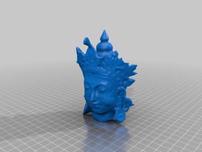 young buddha decor decoration scan solidoodle 3d print model - Mito3D