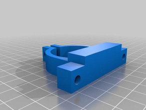 harbor yük matkap motoru arka monte edin Robotik 3d print model - Mito3D