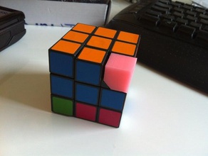 peça do canto falso cubo de rubik quebra-cabeças rubiks 3d print model - Mito3D