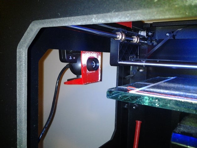 playstation ps3 eye camera holder replicator2 3d printer accessories mount 3D print model - Mito3D