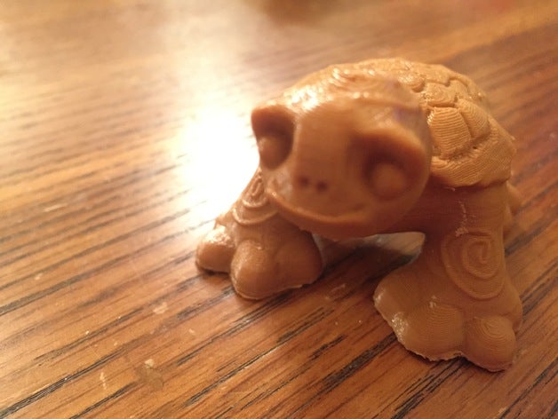 tortue fritz les créatures 123d sculpt la 3D print model - Mito3D