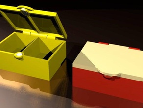 Schachtel Pillen - Organisation box magnetic medicinebox pillbox Pille-container 3d print model - Mito3D