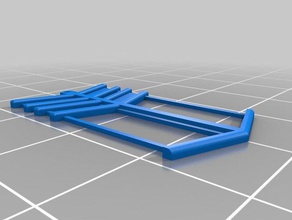 fletcher arrow chevron Halskette Schmuck Pfeil 3d print model - Mito3D