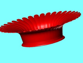 anemone Schale Dekor 3d print model - Mito3D