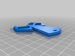 banes keychain keychains bane 3d print model - Mito3D
