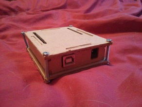 parametrische arduino-box-cnc-router - Elektronik Fall laser-cutter openscad Holz 3d print model - Mito3D