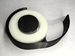 scotch tape holder dispenser household supplies jumbo scotch tape 3d print model - Mito3D