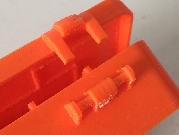 screw box - small organization bin compartment hinged holder printrbot simple work progress 3D print model - Mito3D
