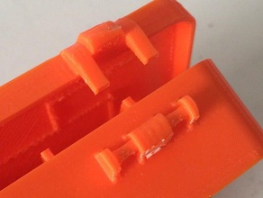 screw box - small organization bin compartment hinged holder printrbot simple work progress 3d print model - Mito3D