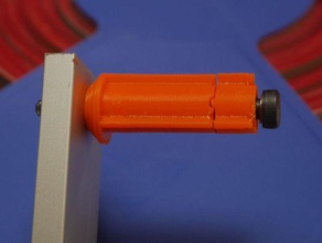 smd component reel film holder hub parametric parts customizer spool openscad super8 tape 3d print model - Mito3D