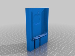 iphone 5 holder modified mobile phone 3d print model - Mito3D