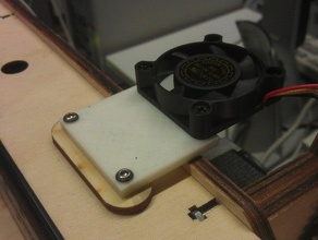 ultimaker alanında step soğutucu 3d yazıcı aksesuarlar fan 3d print model - Mito3D