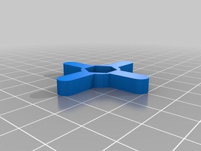 hex maniglia 3 parti su misura 3d print model - Mito3D
