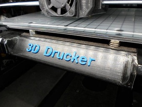 ctc flashforge druckbett frontblende printbed frontcover Impressora 3d de peças heatbed 3d print model - Mito3D
