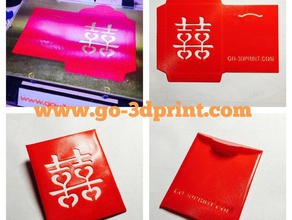 chinois enveloppe rouge de mariage imprimés en 3d décor le nouvel an vacances l'amour traditionnel souhaite 3d print model - Mito3D