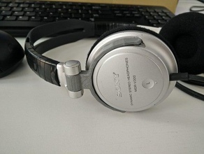 reemplazo del altavoz de la yema izquierda lado sony mdr-v300 auriculares el audio los reparación 3d print model - Mito3D