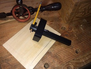 marcação de bitola tradicional madeira ferramenta ferramentas manuais calibre marceneiros o woodworking 3d print model - Mito3D