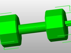 anahtar zinciri dumbell köpek Anahtarlık spor ıpo 3d print model - Mito3D