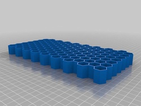 honeycomb 17x7 Biologie kundengebundene 3d print model - Mito3D