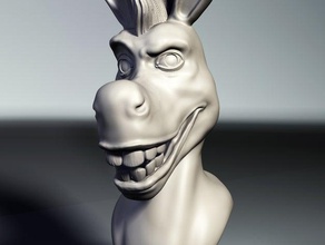 shrek burro brinquedos & games 3d print model - Mito3D