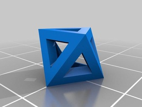 Hexaeder 50 Mathe-Kunst kundengebundene 3d print model - Mito3D