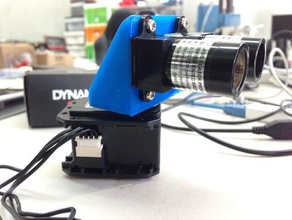 lidar-lite mount dynamixel in der Robotik lidar lidarlite pulsedlight 3d print model - Mito3D
