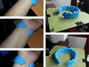 round open cuff bracelet bracelets 3d fashion gift jewelry 3d print model - Mito3D
