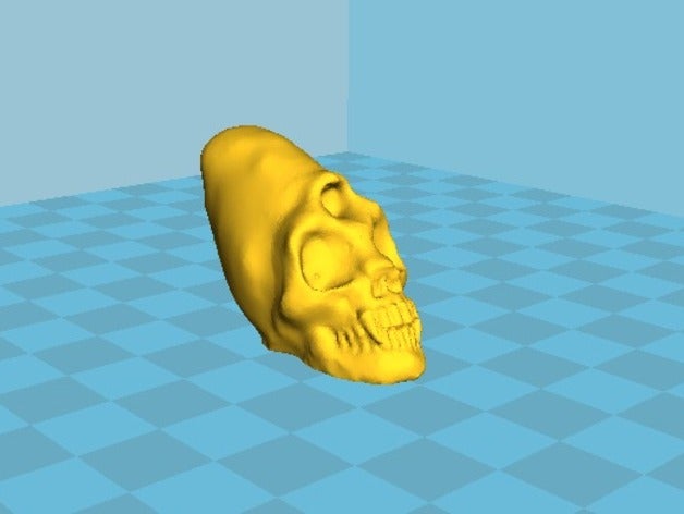 alien skull sculptures art mesmixer vampire 3D print model - Mito3D