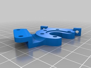 k800 j-head retainer suspended fun duct 3d printer parts 3d print model - Mito3D
