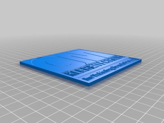 om-2 2d art personnalisé 3D print model - Mito3D