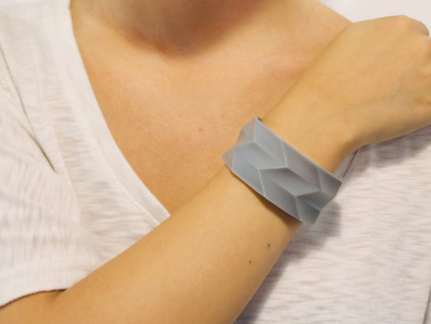 la moda de pulsera las pulseras 3d 3D print model - Mito3D
