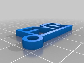 fidel llaveros personalizado 3d print model - Mito3D