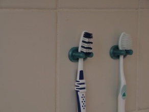 simple toothbrush holder bathroom 3d print model - Mito3D