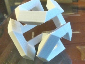 hamilton circuito de ciclo matemáticas art dodecaedro ruta acceso 3d print model - Mito3D