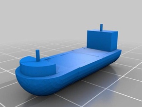freighter boat ship 3d print model - Mito3D
