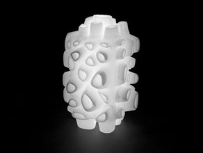 4 voronoi lamba dekor ev iç tasarım 3d print model - Mito3D
