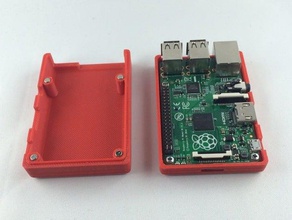 raspberrypi 2 b+ durumda mıknatıslar bilgisayar raspberry pi 3d print model - Mito3D