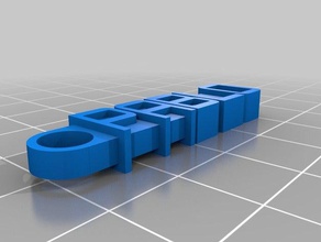 pablo organização personalizado 3d print model - Mito3D