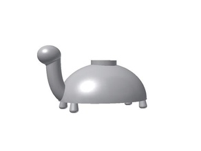 mia tartaruga animali asdf asdfmovie la bomba carino gingillo 3d print model - Mito3D