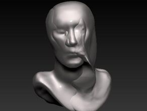deformation man art 3d print model - Mito3D