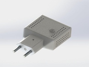 mysensorsorg wall plug - humidity temperature sensor electronics arduino ha homeautomation mysensors nordic nrf24l01 3d print model - Mito3D