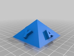 andy pirámide La impresión en 3d 3d print model - Mito3D