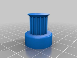 htd polia Impressora 3d de peças personalizado 3d print model - Mito3D