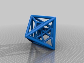 simplex kesme 0101 matematik 4d polytope kesildi 3d print model - Mito3D
