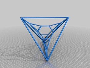 troncato simplex per la matematica 4d polytope 3d print model - Mito3D