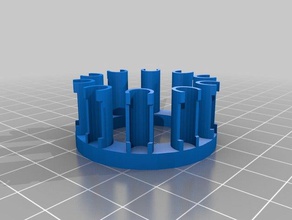 10 pin rubber band loom fishtail maker bracelets customized 3d print model - Mito3D